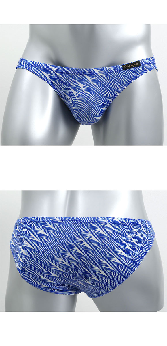 グレイブボールト Gravevault DOMINO フルバック ビキニ ブリーフ メンズ 前とじ M L