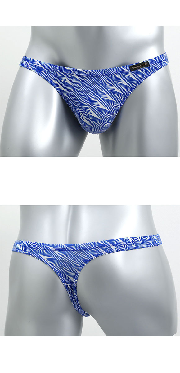 グレイブボールト Gravevault DOMINO Tバック ビキニ メンズ 前とじ ML