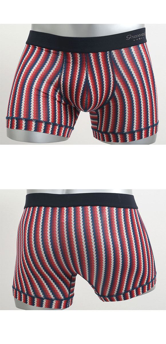 グレイブボールト Gravevault FOREST ショートボクサーパンツ SML メンズ 前閉じ 日本製