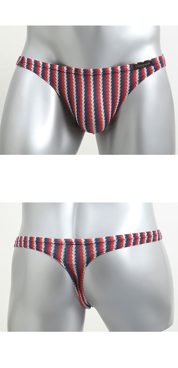 グレイブボールト Gravevault FOREST Tバック ビキニ ML タンガ ソング メンズビキニ 前閉じ 日本製