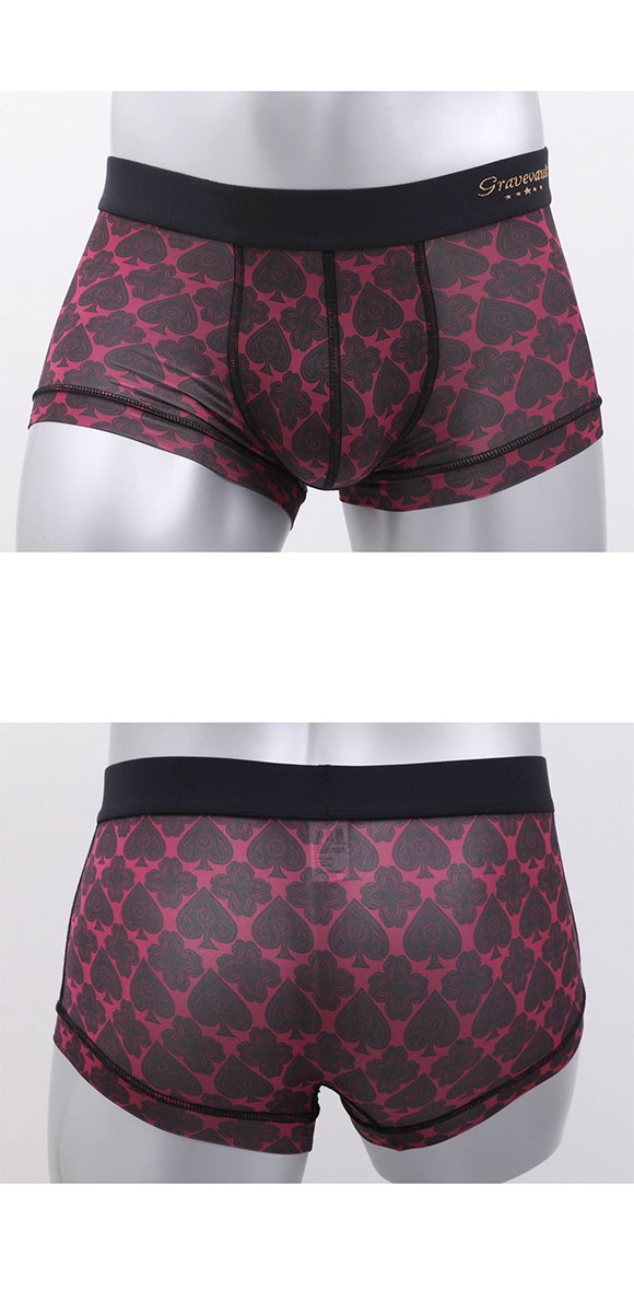 グレイブボールト Gravevault SUIT ローライズボクサーパンツ SML メンズ 前閉じ 日本製