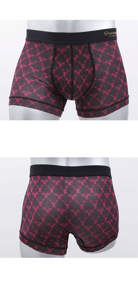 グレイブボールト Gravevault SUIT ショートボクサーパンツ SML メンズ 前閉じ 日本製