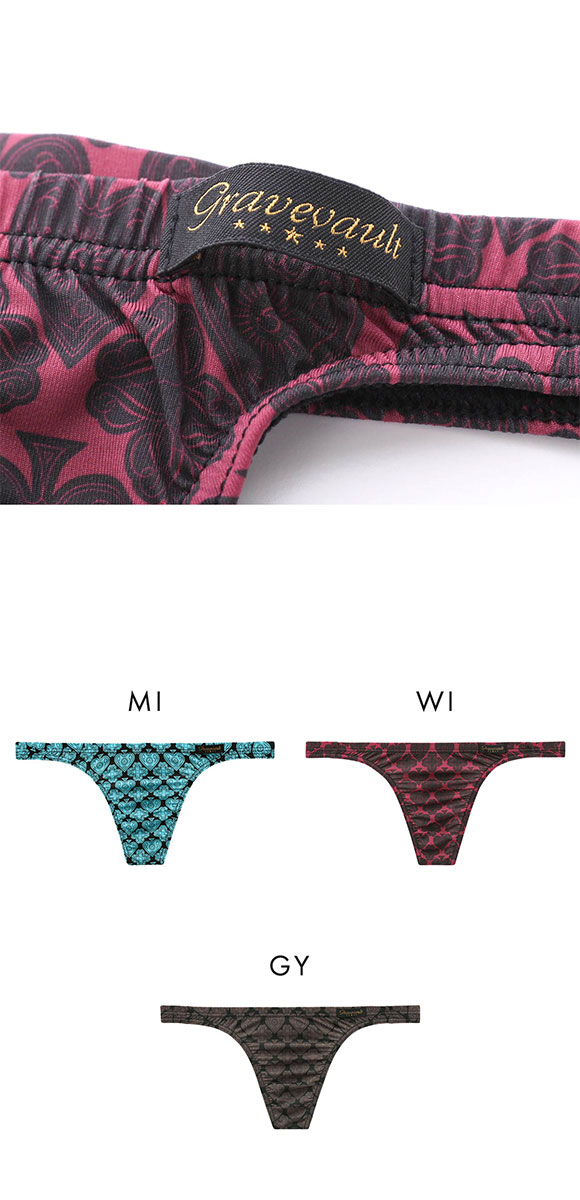 グレイブボールト Gravevault SUIT Tバック ビキニ ブリーフ ML メンズ 前閉じ 日本製