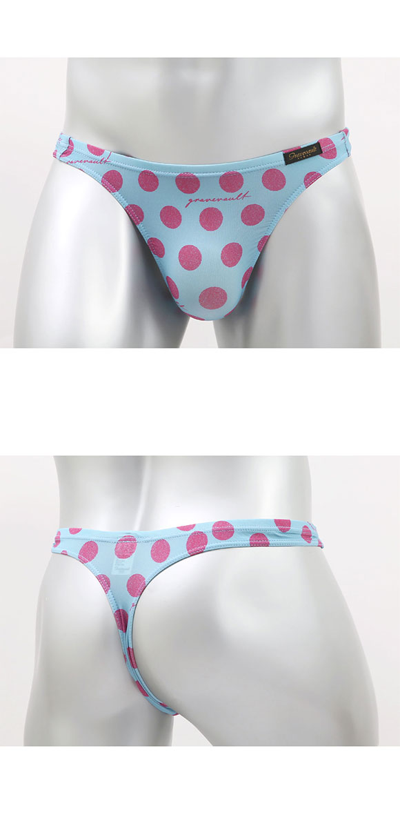 グレイブボールト Bubble gum Tバック ビキニ ブリーフ ML メンズ 前閉じ 日本製 Gravevault 国産