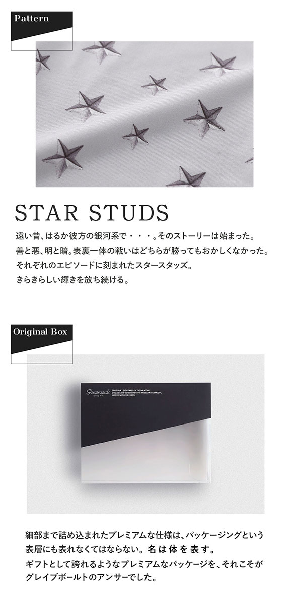 グレイブボールト STAR STUDS Tバック ビキニ ブリーフ ML メンズ 前閉じ 日本製 Gravevault 国産