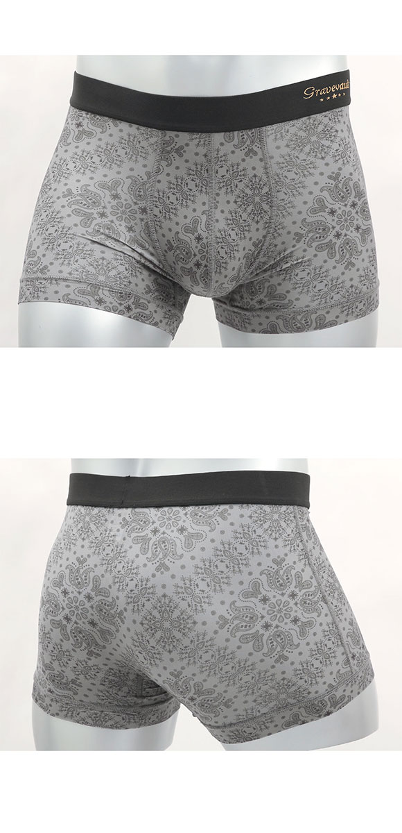 グレイブボールト Bandana ショート ボクサーパンツ XL XXL メンズ 前閉じ 日本製 Gravevault 国産