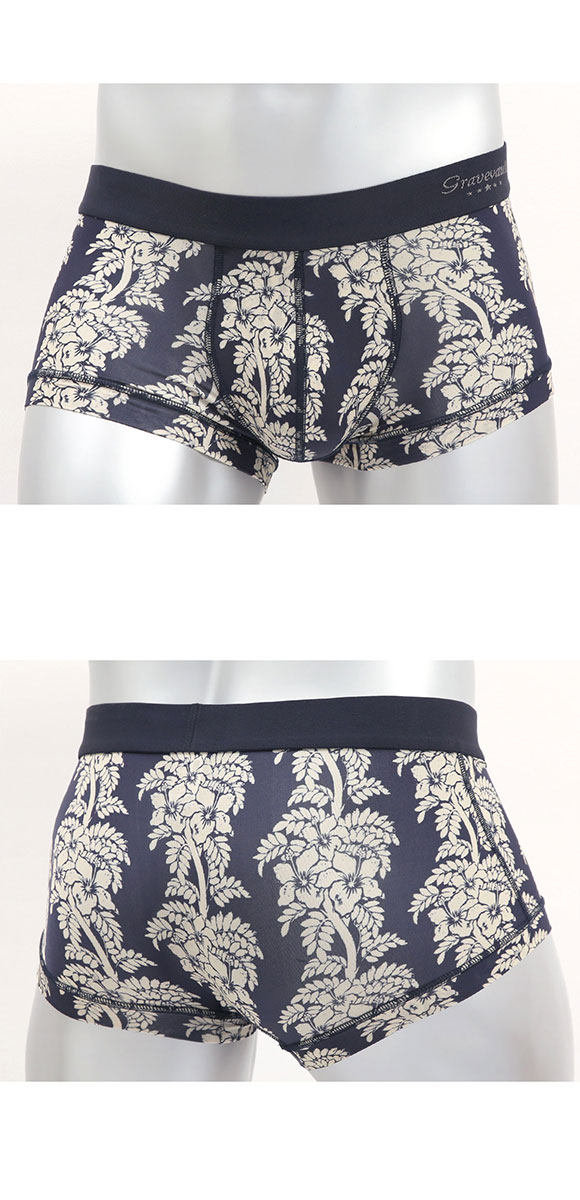 グレイブボールト aloha ローライズ ボクサーパンツ SML メンズ 前閉じ 日本製 Gravevault 国産