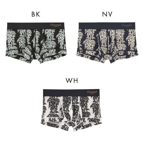 グレイブボールト aloha ローライズ ボクサーパンツ SML メンズ 前閉じ 日本製 Gravevault 国産