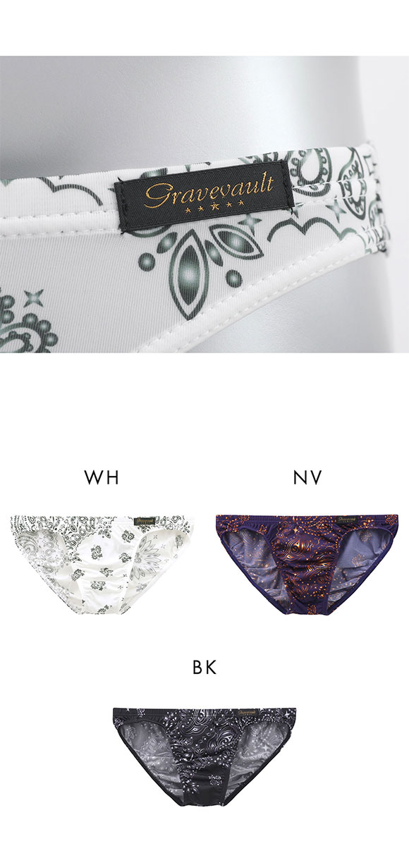 グレイブボールト MASK フルバック ビキニ ブリーフ メンズ ML 前閉じ Gravevault