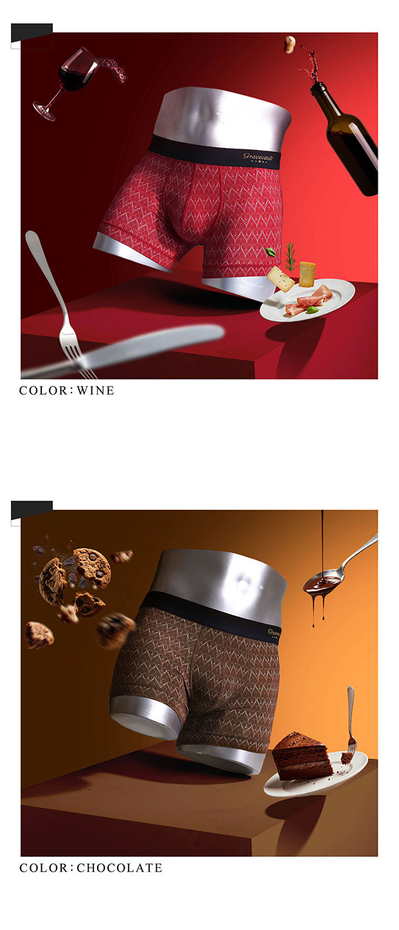 グレイブボールト Gravevault×SHIROHATO 別注 GIFT ボクサーパンツ ショート メンズ 前とじ  M L XL