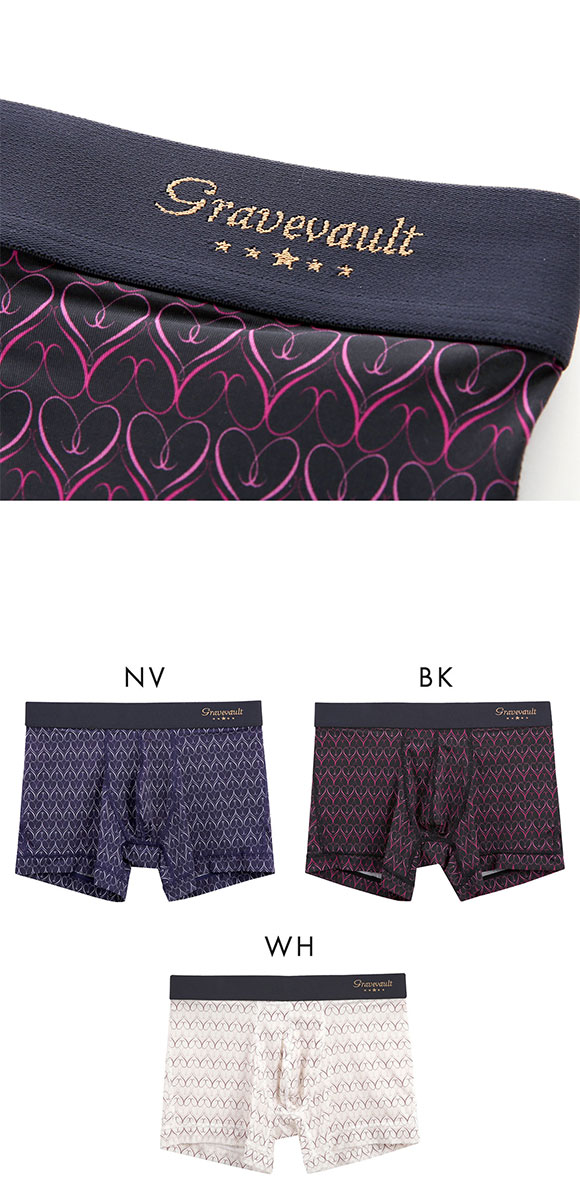 グレイブボールト Gravevault Gift ボクサーパンツ ショート メンズ 前とじ XL 大きいサイズ