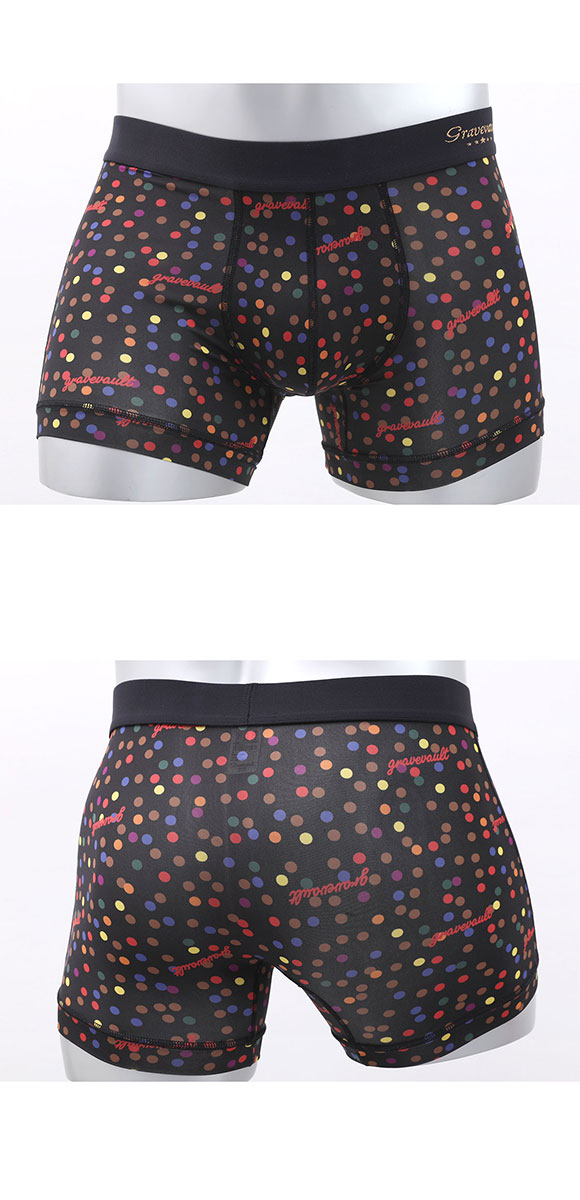 グレイブボールト Dot ショート ボクサーパンツ XL XXL メンズ Gravevault 大きいサイズ 日本製