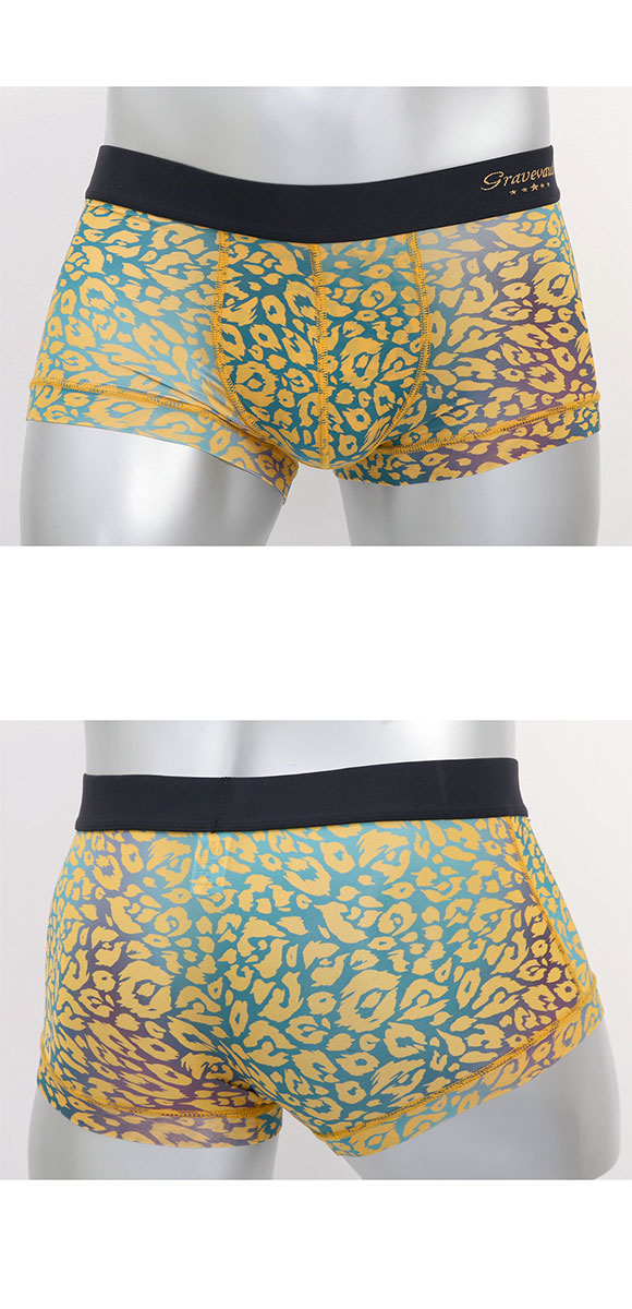 グレイブボールト NEO LEOPARD ローライズ ボクサーパンツ メンズ Gravevault 前とじ S M L 3052571