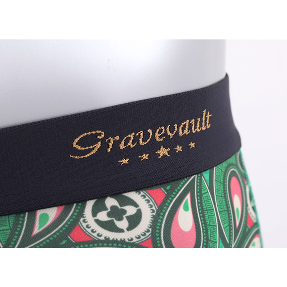 グレイブボールトGravevault×CLOUDY KIXX sign of LOVE ローライズ ボクサーパンツ SML 3061131 前とじ クラウディコラボ