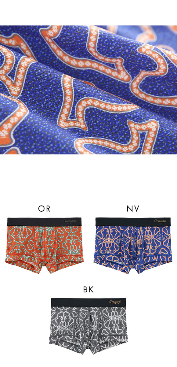 グレイブボールト Gravevault×CLOUDY ASOMDWE ローライズ ボクサーパンツ SML 前とじ クラウディコラボ 日本製 メンズ 国産