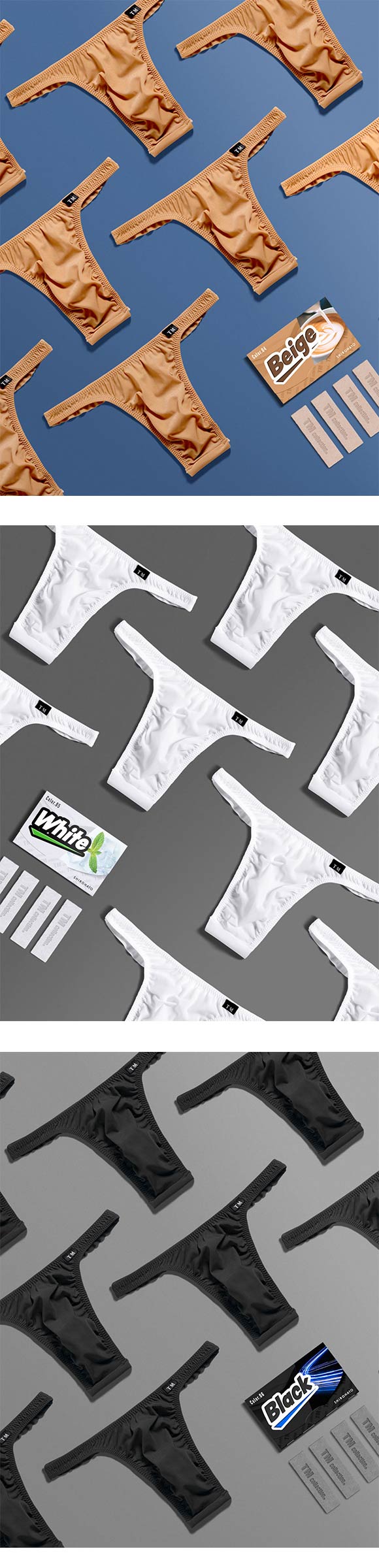 ティーエム コレクション TM collection × SHIROHATO コラボ GMF フリーカット ノンライン Tバック ビキニ 薄い 軽い 透け