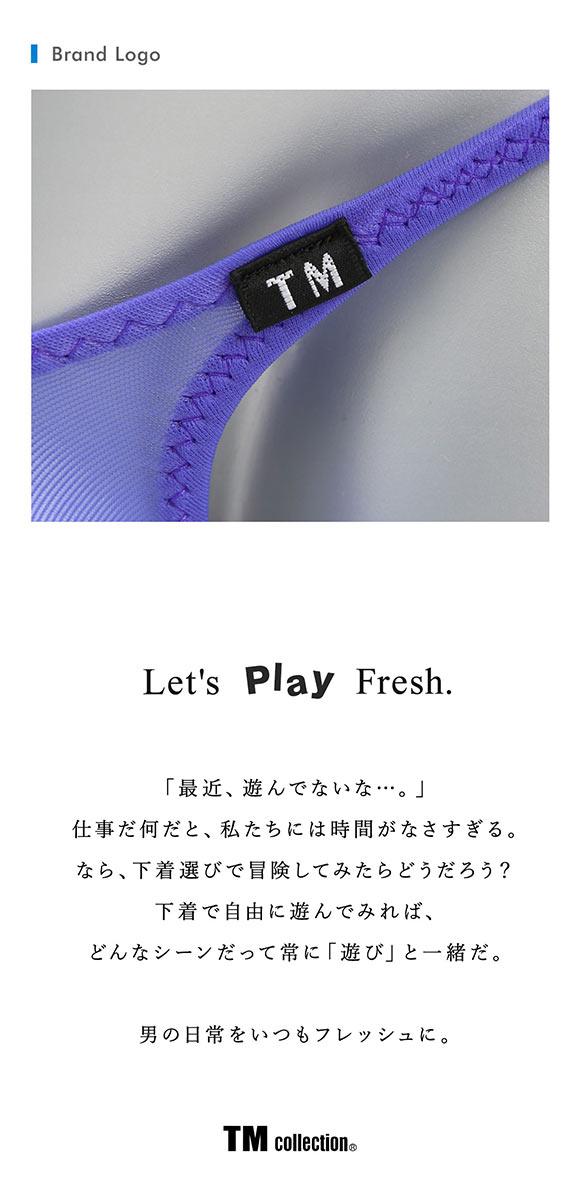 ティーエム コレクション NewT2M2 JUST IMPACT Tバック M-XL 透け モッコリ バルジ セクシー ビキニ メンズ TM collection