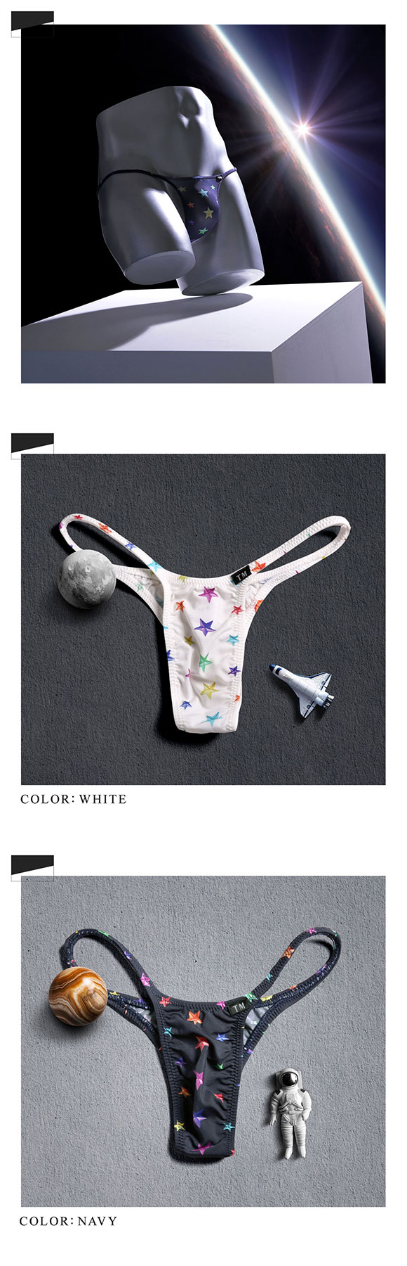 ティーエムコレクション TM collection×Gravevault×SHIROHATO トリプルコラボ STAR STUDS ハギ無しシャープ ビキニ