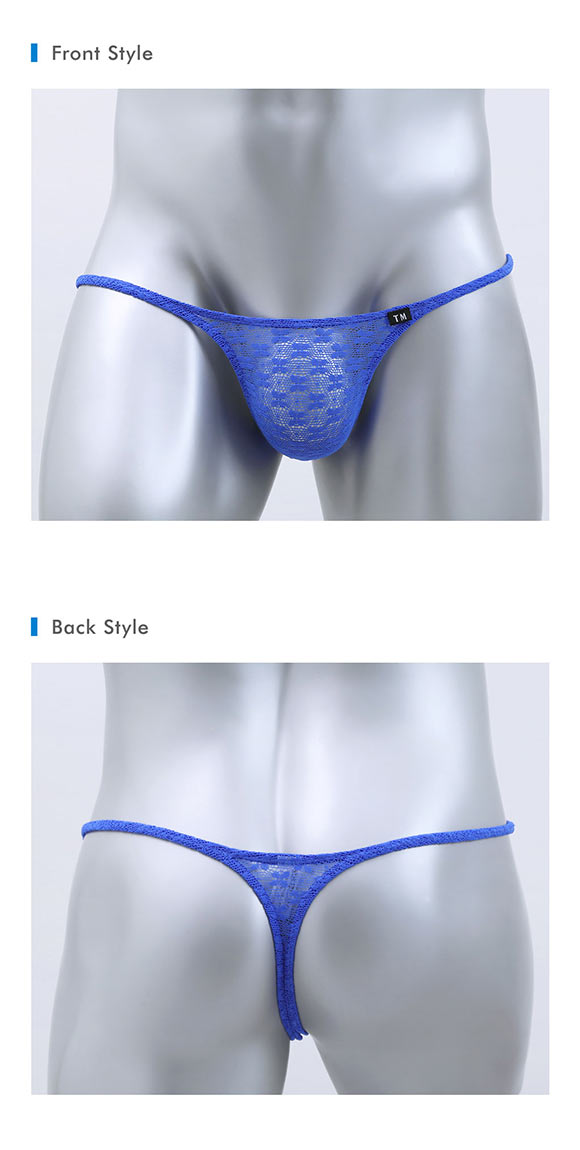 ティーエム コレクション Soft woolly lace ハギナシシャープ TB M メンズ ビキニ Tバック Gスト TM collection