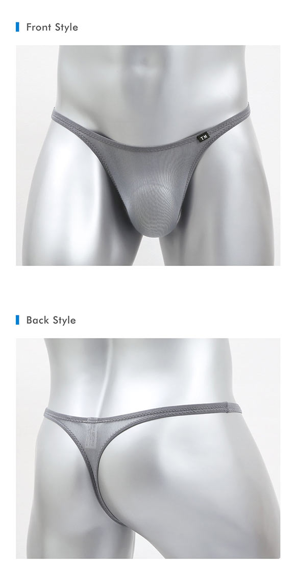 ティーエム コレクション Clearskin 股下細め DARK Tバック メンズ ビキニ 日本製 TM collection