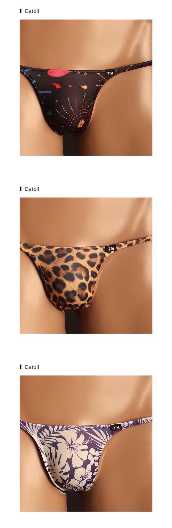 ティーエム コレクション N-3 Variety of patterns ハギナシシャープ RB リオバック ビキニ メンズ TM collection 日本製