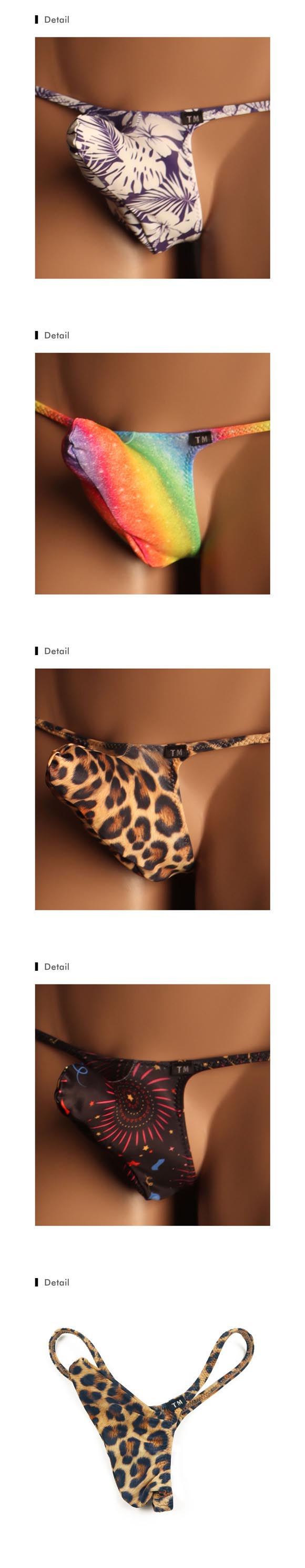 ティーエム コレクション N-3 Variety of patterns JUST IMPACT HORN TB BIKINI Tバック メンズ 大きいサイズ TM collection
