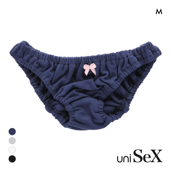 ユニセックス PLAY Lyocell 超ローライズインゴムキュートショーツ Ladys ハーフバック M ビキニ ジェンダーレス TM