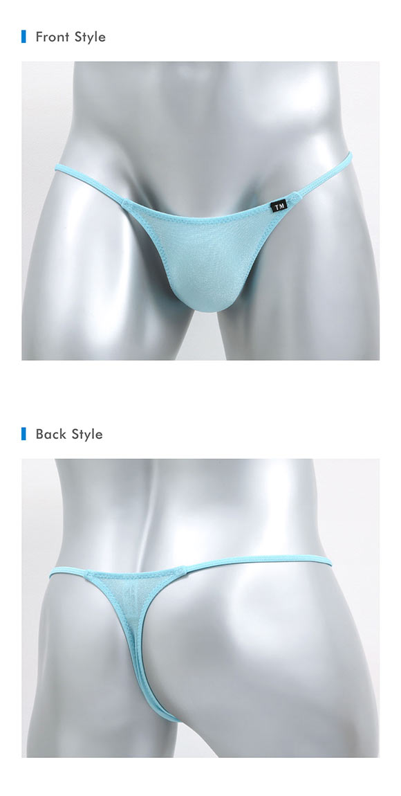 ティーエム コレクション キラメキ2way サイドストリング Tバック ハギナシシャープ ML メンズ ビキニ TM collection