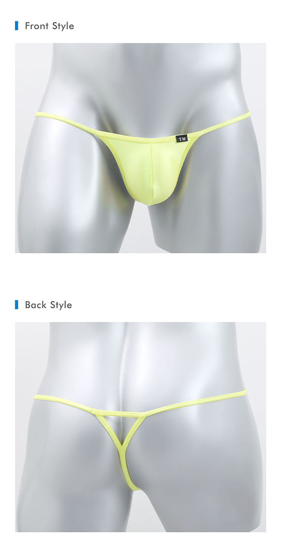ティーエム コレクション WET Binder Gストリング Yバック M メンズ ビキニ ブリーフ セクシー 前閉じ