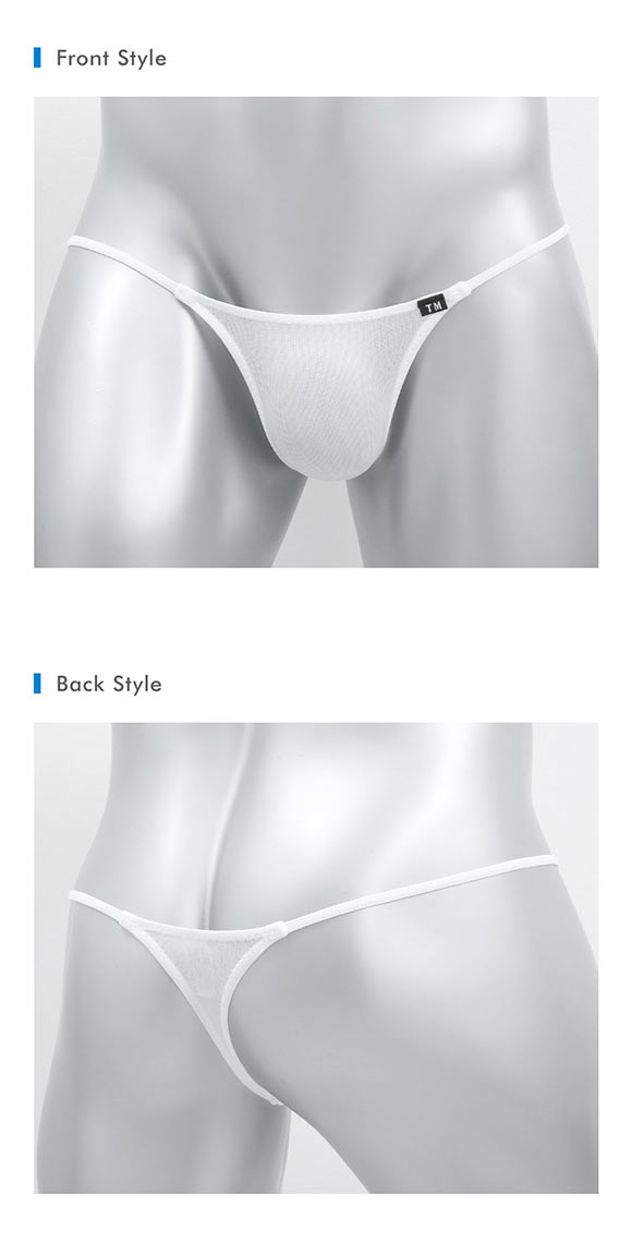 ティーエム コレクション ガーゼ調 2way side string ML Tバック ビキニ TM collection