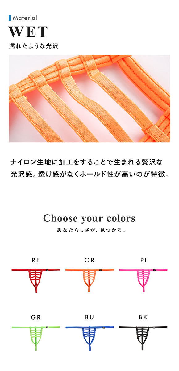 ティーエム コレクション WET ハシゴライン G-STRING TM collection STRIKESKIN M Gストリング メンズ