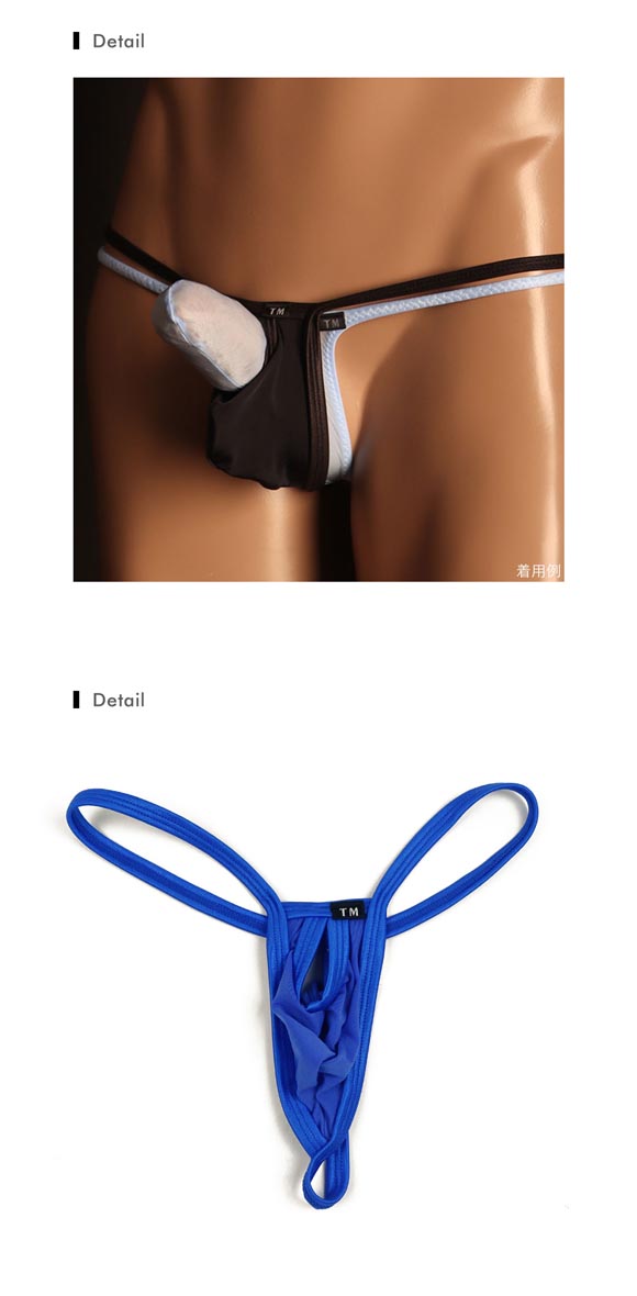 ティーエム コレクション STRIKESKIN x WET Front Hole G-string Tバック ビキニ M ブリーフ メンズ TM Collection 日本製