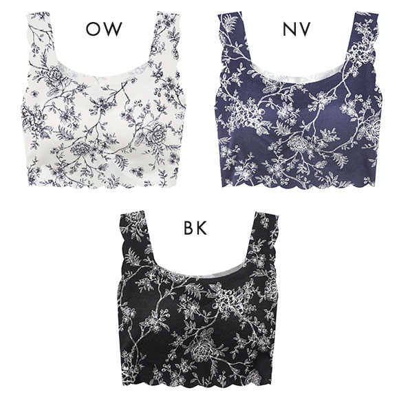 素肌にやさしい リラックスハーフトップ  M L LL ピーナツパッド シームレス ノンワイヤーブラ ワイヤレス 敏感肌 吸汗速乾 なめらか 単品