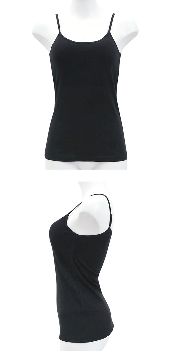 素肌にやさしくフィット カップ付き キャミソール インナー レディース 綿100％ ブラトップ M L LL 3L