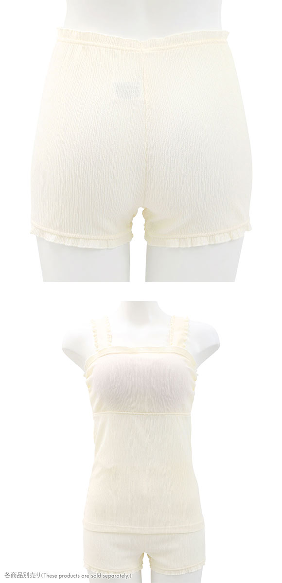 お家リラックス ショートパンツ M L LL 1分丈 パジャマ ペチパン ステテコ インナーボトム 涼感シワ加工 速乾 冷感