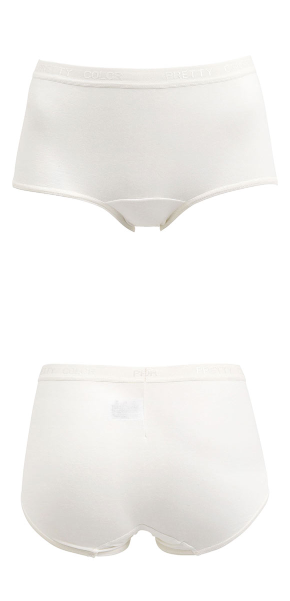 ヒップ自慢 アウトゴム 綿混ショーツ お買い得 3枚セット M L LL 3P