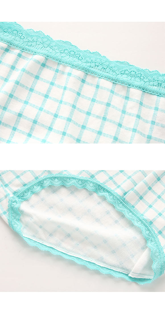 綿100％ ショーツ M L LL スタンダード チェック柄 大きいサイズ 単品 コットン100 まとめ買い プチプラ