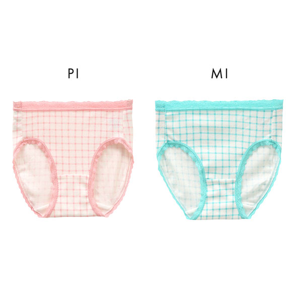 綿100％ ショーツ M L LL スタンダード チェック柄 大きいサイズ 単品 コットン100 まとめ買い プチプラ