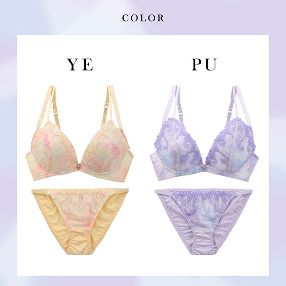 ラブジェリー ミスティックアラビアン ブラセット ABCD 盛り胸 Wパッド 谷間ブラ バストアップ 脇寄せ L字ワイヤー ブラショーツセット Love gerie