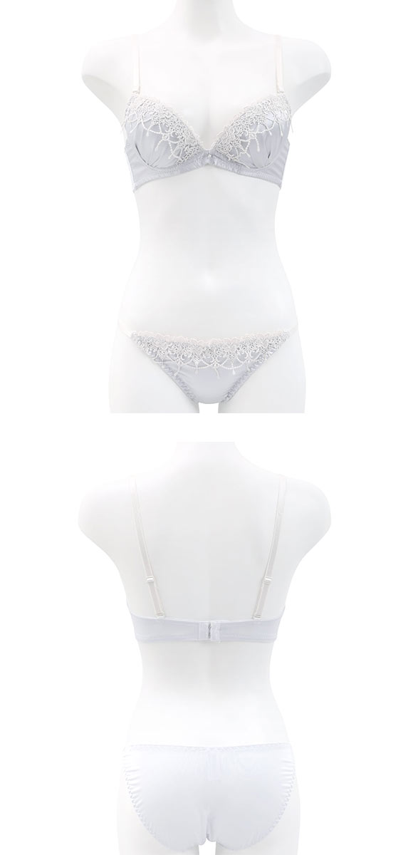 ラブジェリー モアシャンデリア ブラセット EF 大きいサイズ グラマー 盛り胸 Wパッド 厚盛り 谷間ブラ バストアップ Love gerie