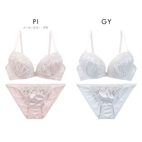 ラブジェリー モアシャンデリア ブラセット EF 大きいサイズ グラマー 盛り胸 Wパッド 厚盛り 谷間ブラ バストアップ Love gerie