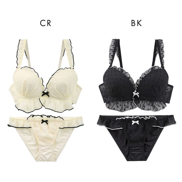 ラブジェリー ドーリーメロウハート ブラセット ABCD 盛り胸 Wパッド