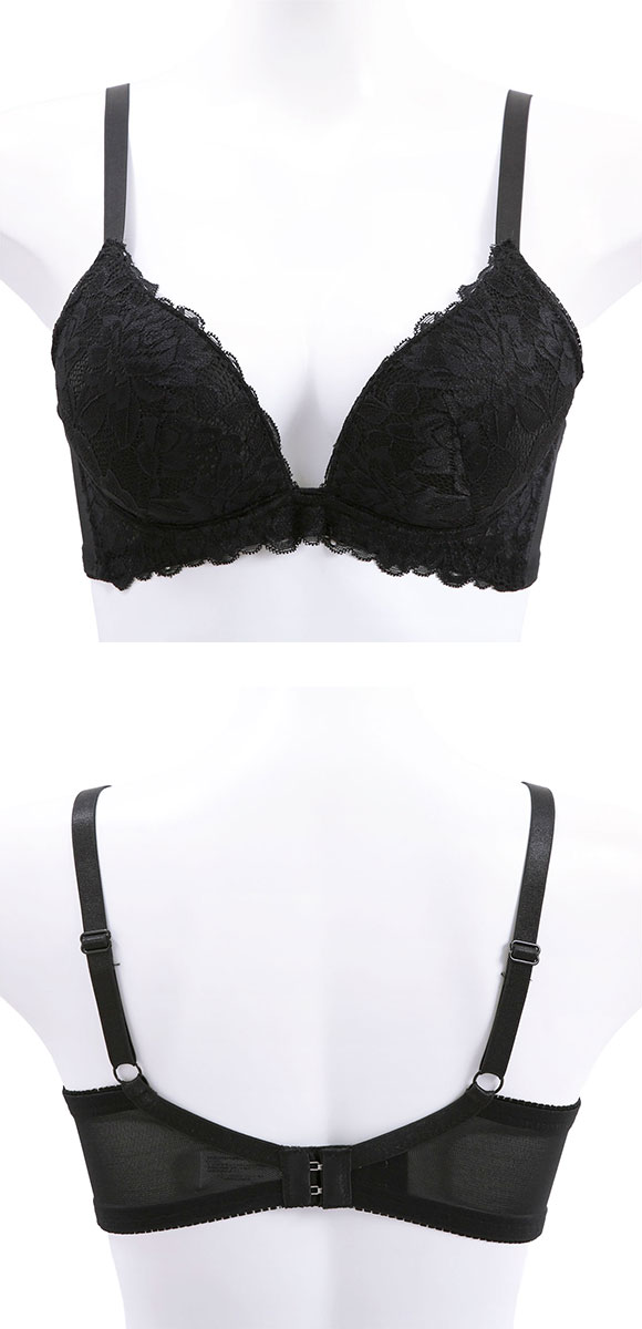 BOINBOINブラ 5倍盛り 脇高ブラ S M L 盛り胸 トリプルパッド 谷間ブラ バストアップ 脇寄せ L字ワイヤー ブラジャー 大きいサイズ