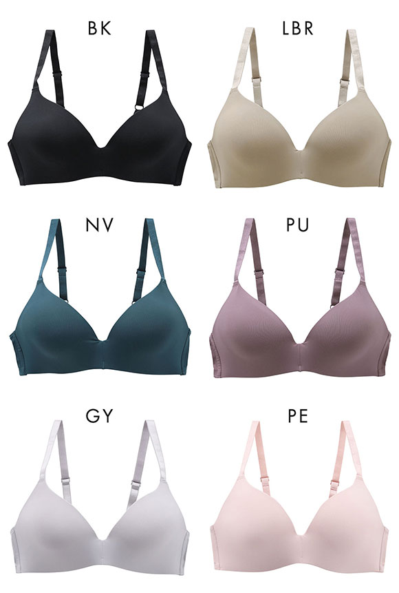 シームレス モールド ブラジャー ノンワイヤー ワイヤレス M L LL 単品