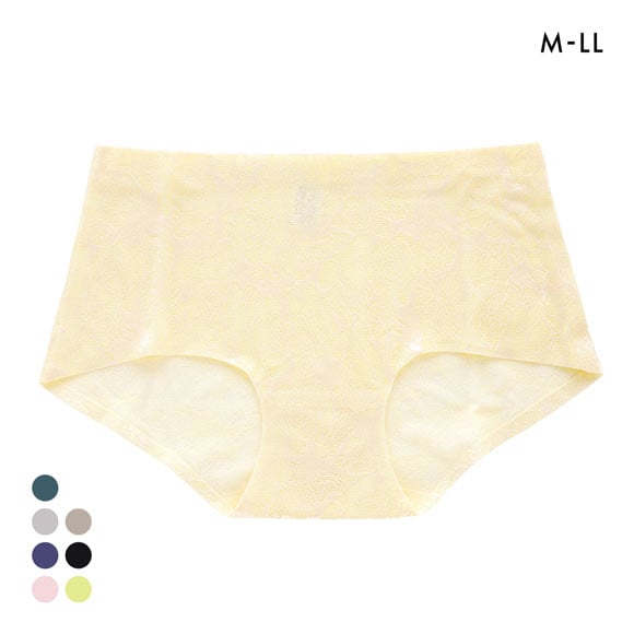 ジャガード プレミアム コンフォート ショーツ M L LL シームレス レース ひびきにくい 単品