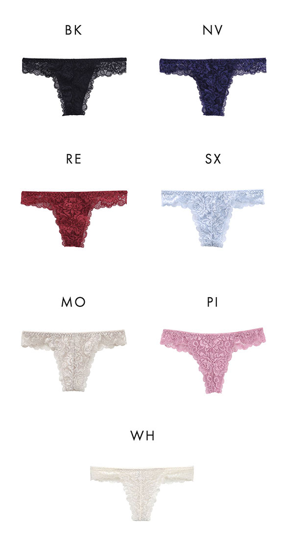 セレブビューティー Celeb Beauty Tバック ショーツ 総レース 単品