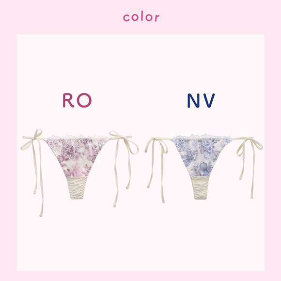 ラブジェリー ウォーターリリー サイドリボン Tバックショーツ ML ひもパン 横ひも タンガ ソング Love gerie