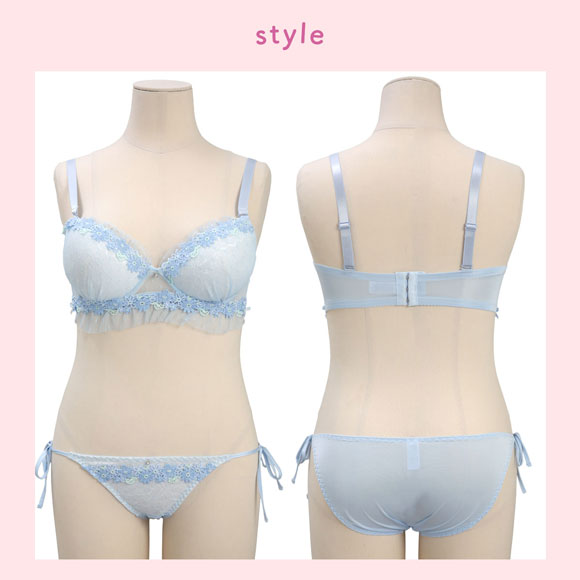 ラブジェリー プリティケミカル ブラセット GH 別注 大きいサイズ グラマー 盛り胸 Wパッド 谷間ブラ ブラジャー Love gerie