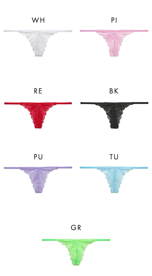 ラポーム 極小 レース Tバック ショーツ レディース 日本製 La-Pomme