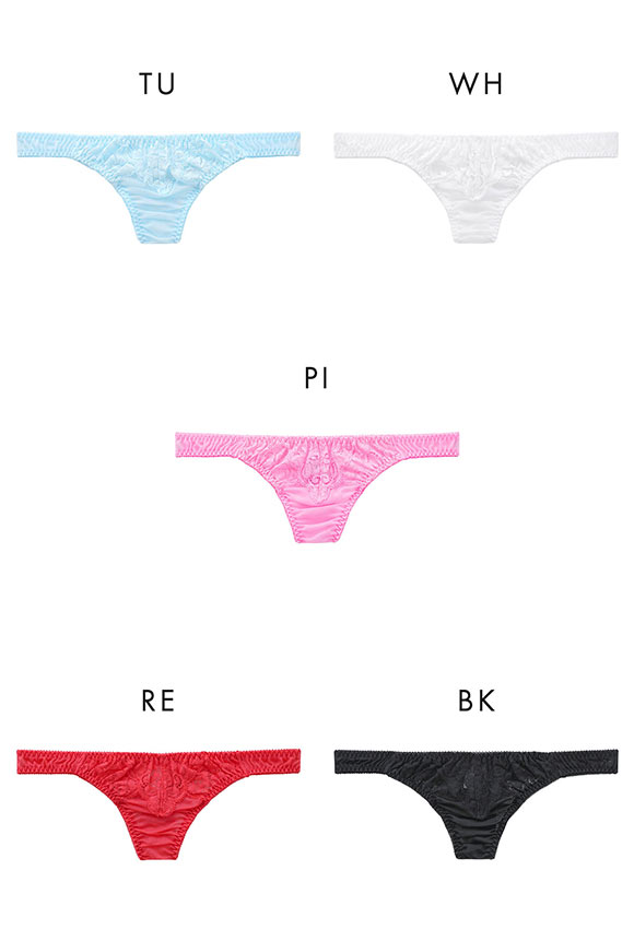 ラポーム フロントレース Tバック ショーツ レディース 日本製 La-Pomme